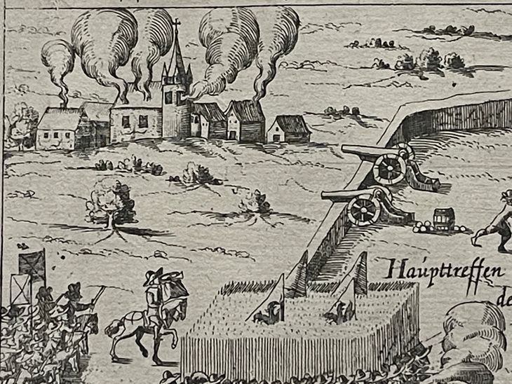 Bitva na Bílé hoře 1620, detail u obory Hvězda - 4