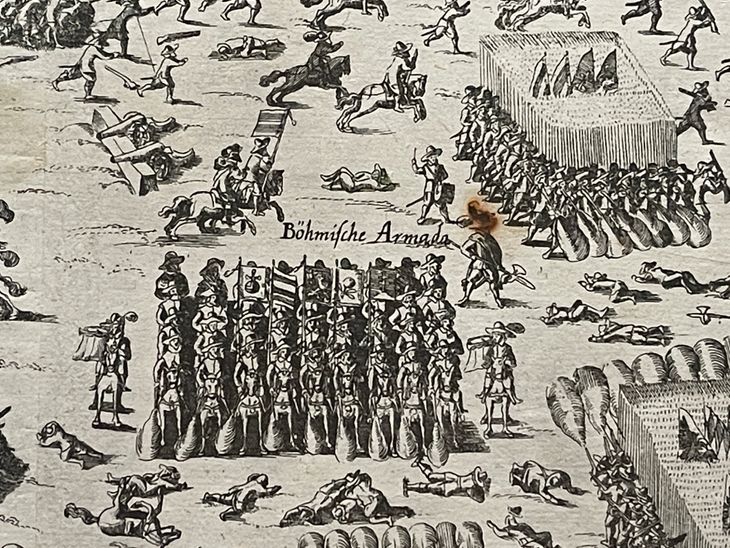 Bitva na Bílé hoře 1620, detail u obory Hvězda - 5